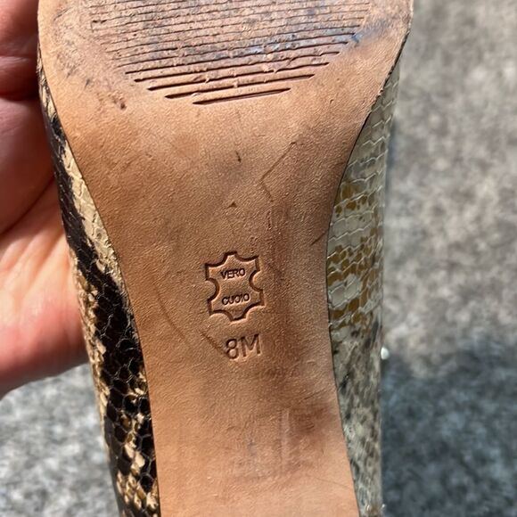 Michael Kors faux snakeskin print heels - Picture 6 of 6